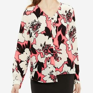 THE LIMITED | Floral Droptail Blouse